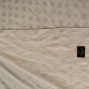 Louis Vuitton Ivory Monogram Shawl